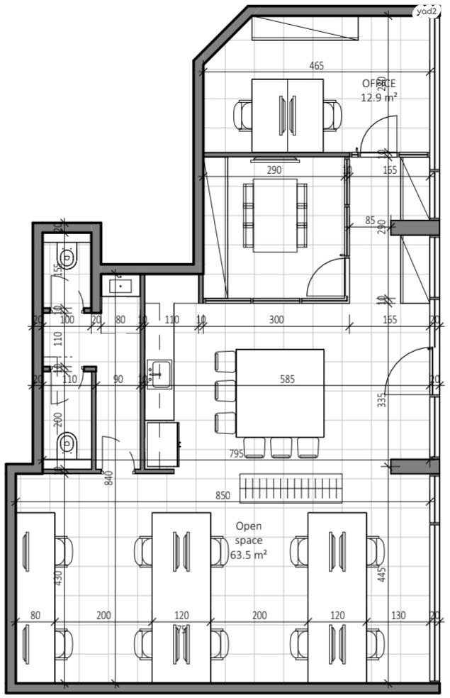 מונטיפיורי, הרכבת