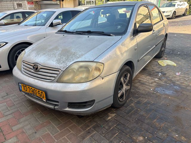 מודעת רכב טויוטה קורולה