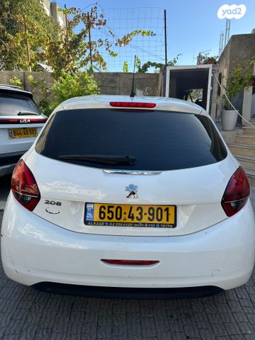 מודעת רכב פיג'ו 208