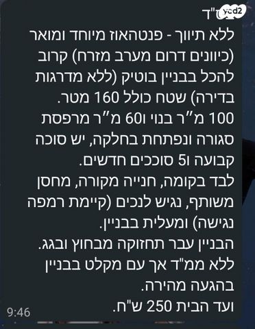 גג/ פנטהאוז, ברקן 13, תל גיבורים, חולון