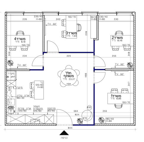 משרדים, הנופר 2, אזור תעשייה קרית אתגרים, רעננה