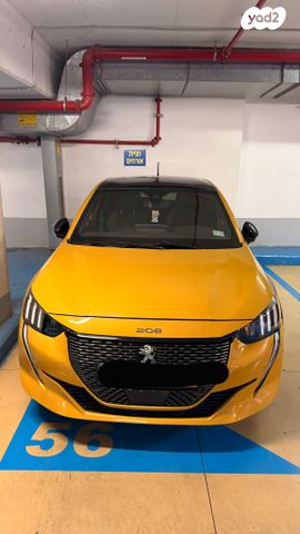 מודעת רכב פיג'ו 208