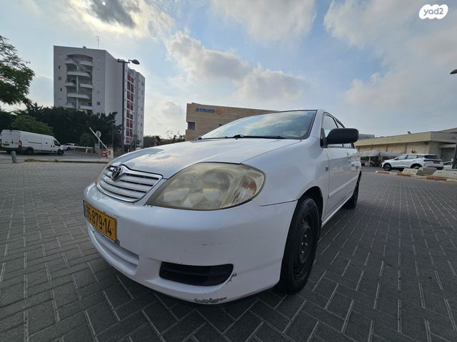 מודעת רכב טויוטה קורולה