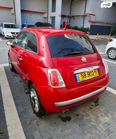 מודעת רכב פיאט 500