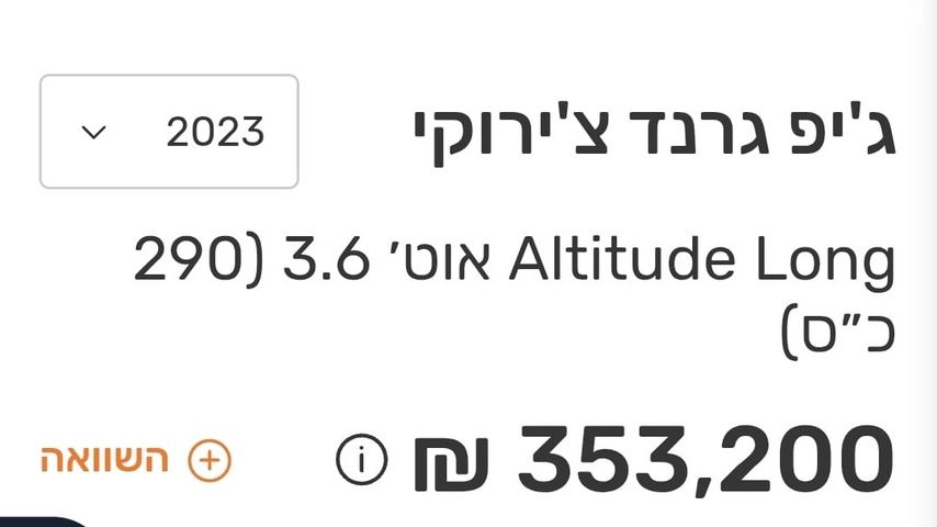 ג'יפ גרנד צ'ירוקי