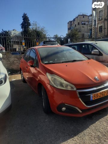 מודעת רכב פיג'ו 208