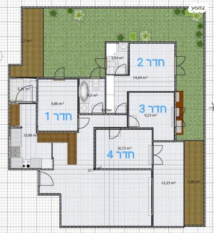דירת גן, אברהם לייסין 6, קרית אליעזר, חיפה