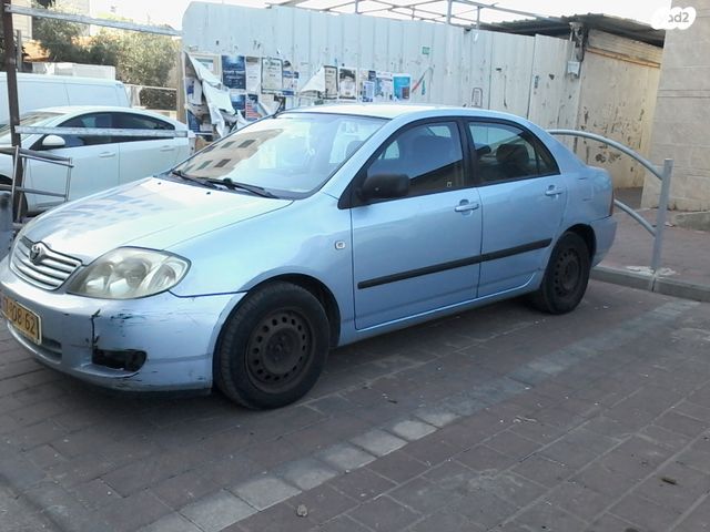 מודעת רכב טויוטה קורולה