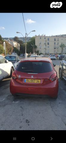 מודעת רכב פיג'ו 208