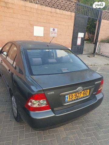 מודעת רכב טויוטה קורולה