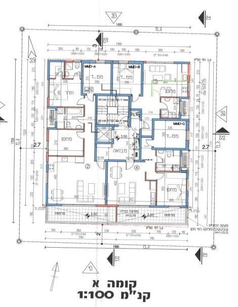 דירה, חד נס 7, נגבה, רמת גן