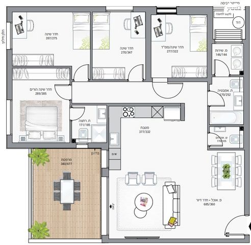 דירה, הקרן הקיימת לישראל 32, לוד