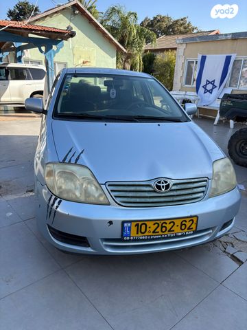 מודעת רכב טויוטה קורולה