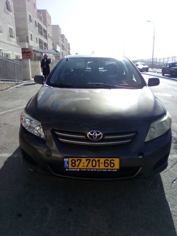 מודעת רכב טויוטה קורולה