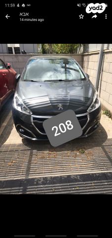 מודעת רכב פיג'ו 208