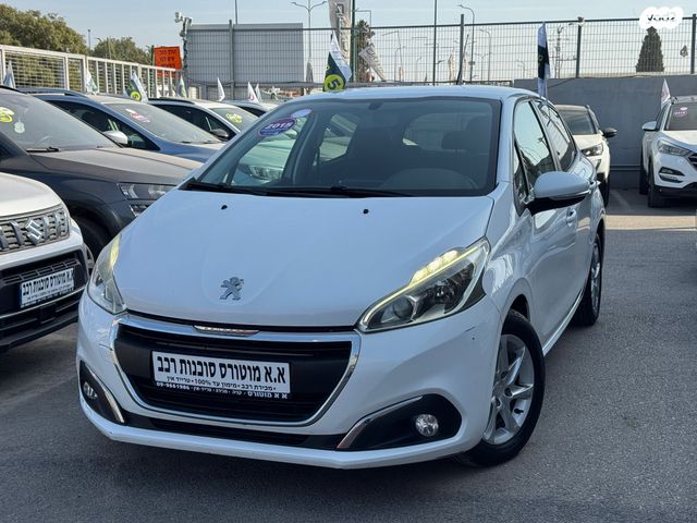 מודעת רכב פיג'ו 208