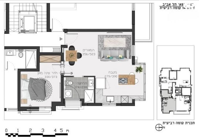 דירה, רש"י 52, לב תל אביב, לב העיר צפון, תל אביב יפו