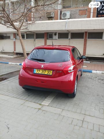 מודעת רכב פיג'ו 208