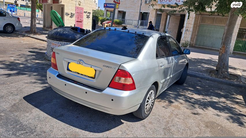 מודעת רכב טויוטה קורולה