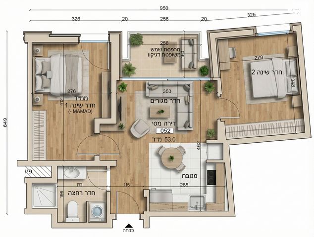 דירה, גולומב 23, קרית היובל, ירושלים