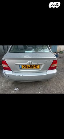 מודעת רכב טויוטה קורולה
