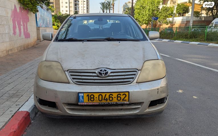 מודעת רכב טויוטה קורולה