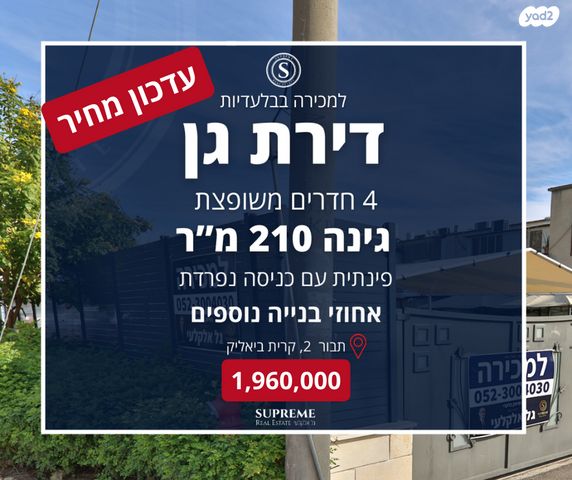 דירת גן, תבור, קרית ביאליק