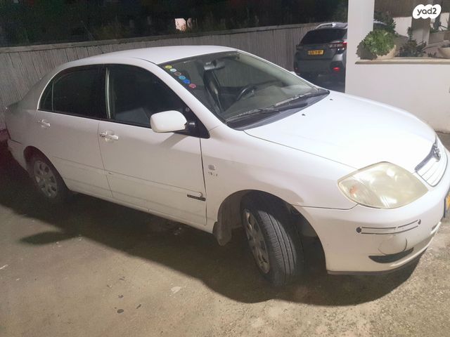 מודעת רכב טויוטה קורולה