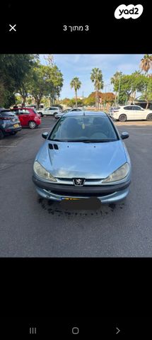 מודעת רכב פיג'ו 206