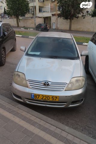 מודעת רכב טויוטה קורולה