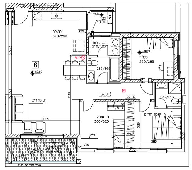 דירה, לשם 15, שאר העיר, אריאל