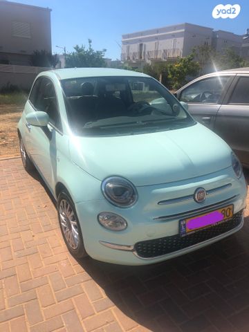 מודעת רכב פיאט 500