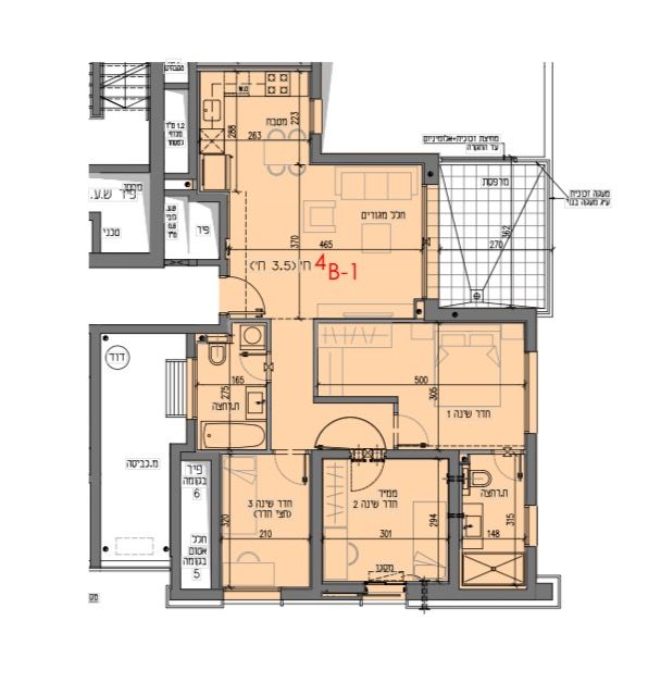 דירה, דרך בן גוריון 52, שכונת בן גוריון, מרכז העיר ג', רמת גן
