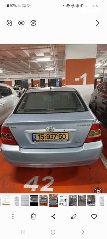 מודעת רכב טויוטה קורולה