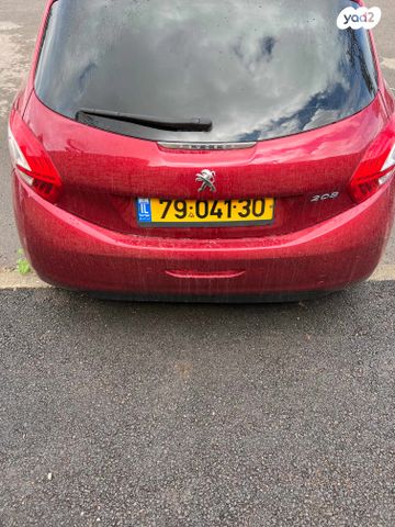 מודעת רכב פיג'ו 208