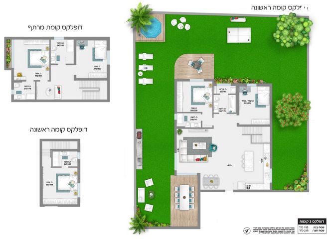 דירת גן, בנימין ד'ישראלי, אחוזה, חיפה