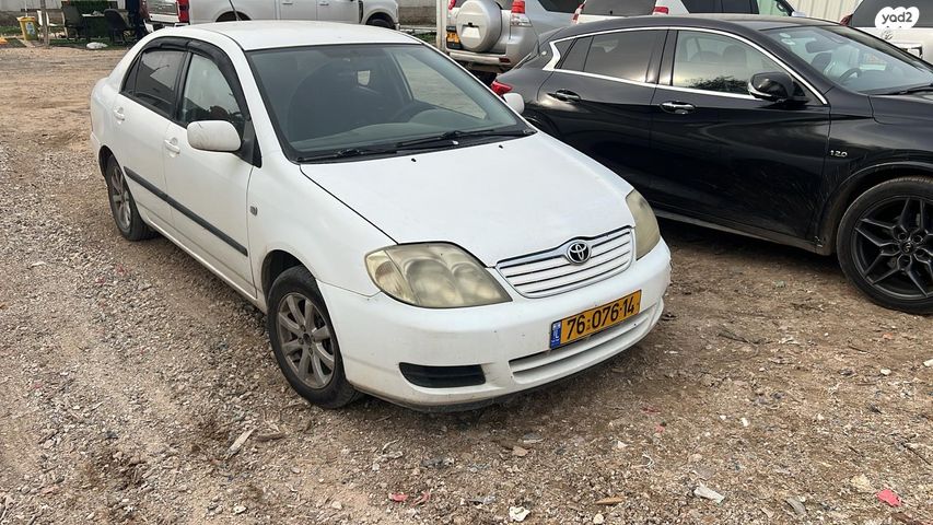מודעת רכב טויוטה קורולה