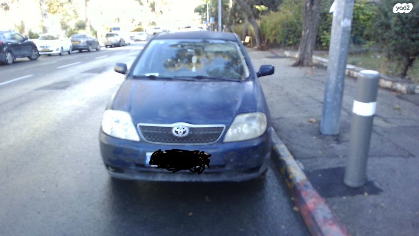 מודעת רכב טויוטה קורולה