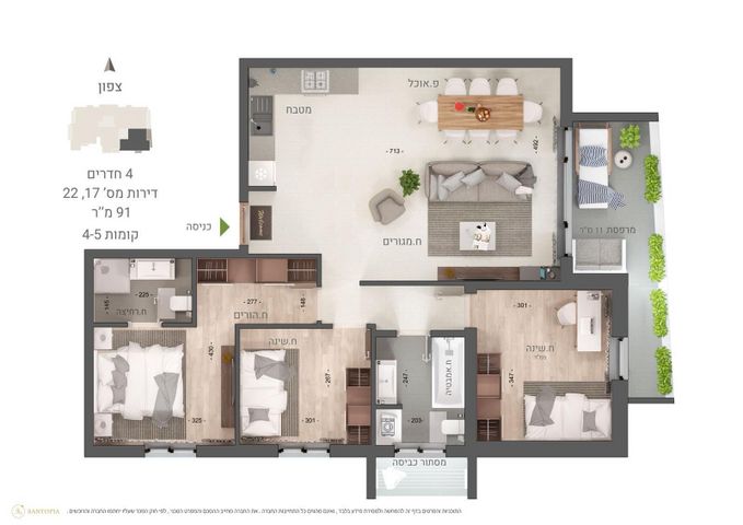 דירה, סוקולוב 18, רוטשילד עצמאות, בת ים