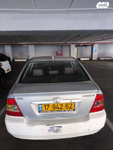 מודעת רכב טויוטה קורולה