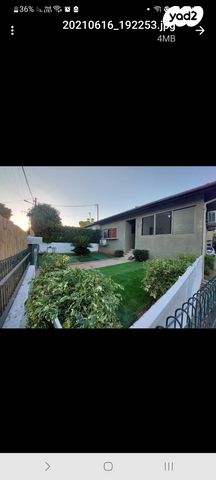 בית פרטי/ קוטג', הירדן 37, חבצלת, רחובות