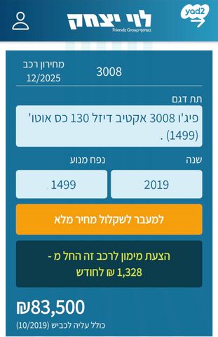 פיג'ו 3008