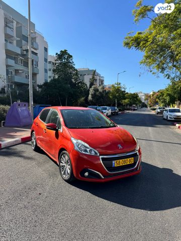 מודעת רכב פיג'ו 208