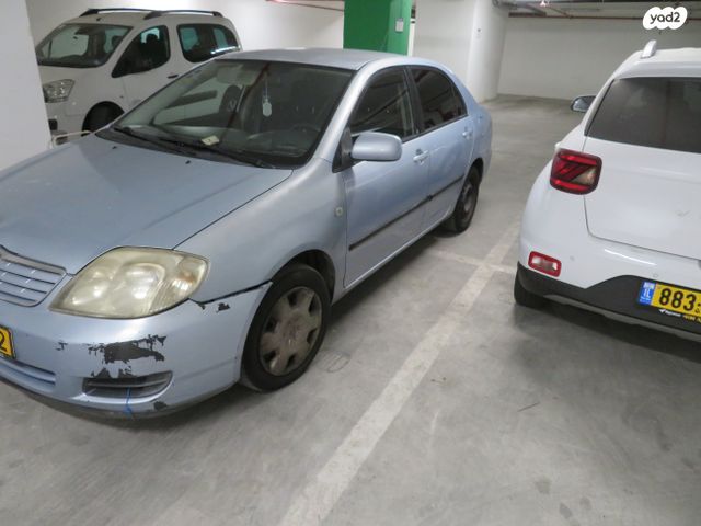 מודעת רכב טויוטה קורולה