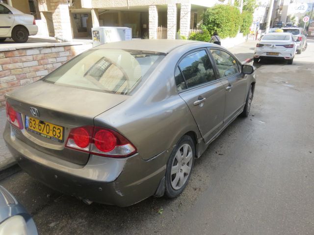 מודעת רכב הונדה סיוויק