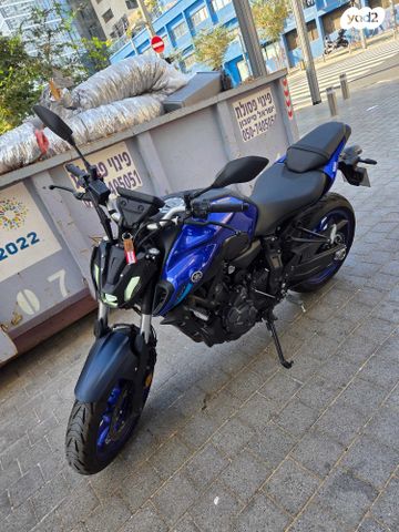 מודעת רכב ימאהה MT 07