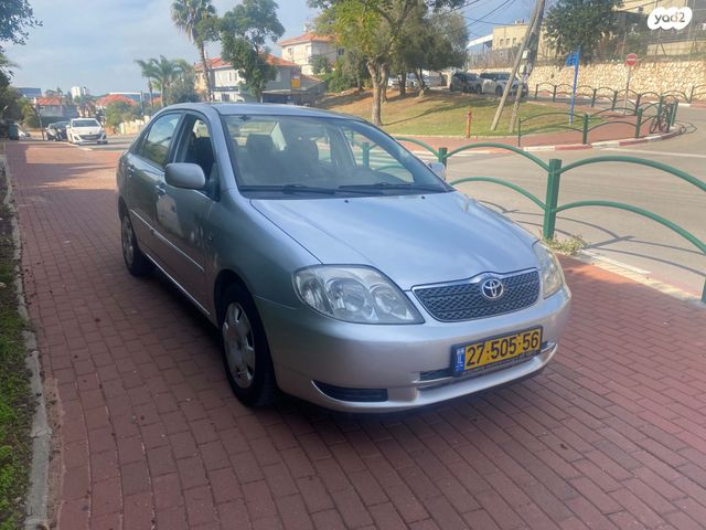 מודעת רכב טויוטה קורולה