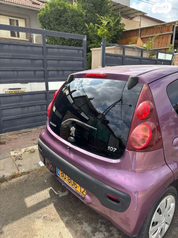 מודעת רכב פיג'ו 107