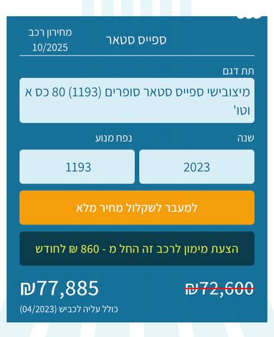 מיצובישי ספייס סטאר