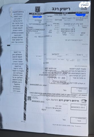 ג'י.אם.סי האמר EV